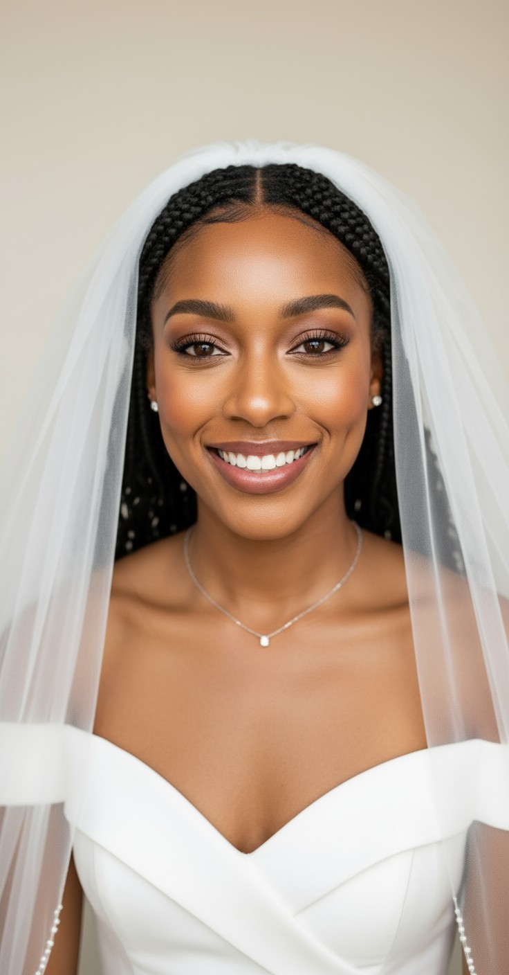 After Hair Down With Veil Wedding